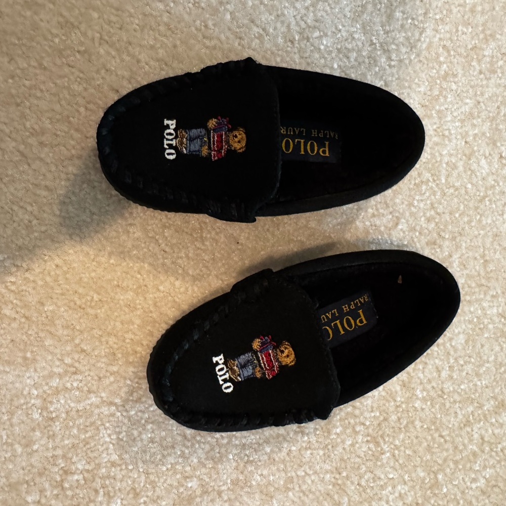 Polo by Ralph Lauren Black Kids Slippers